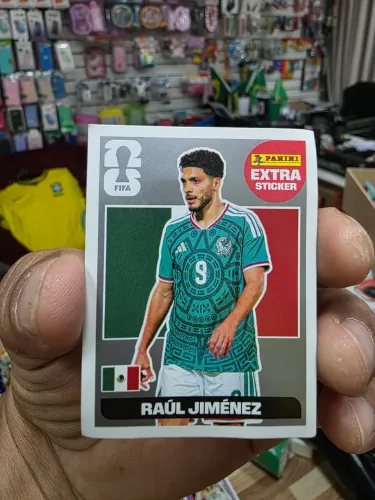 Figurinha Original Panini Extra Prata RAÚL JIMÉNEZ