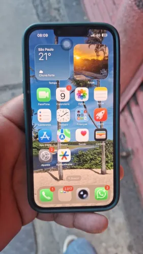 Iphone 13 pro 512 gb verde muito novo.