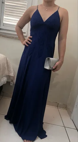 Vestido festa P azul