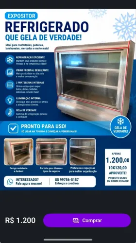 Expositor gelado