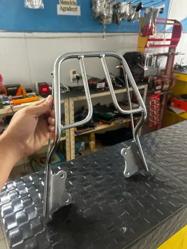 Bagageiro para fazer 250 cromado
