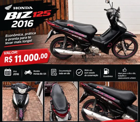 Honda biz 125 2016