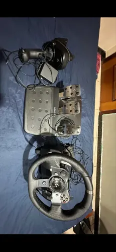 Volante Logitech G920 + manopla Scania