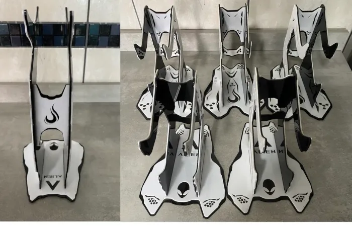 5 Suporte de controles e 1 suporte de headset 