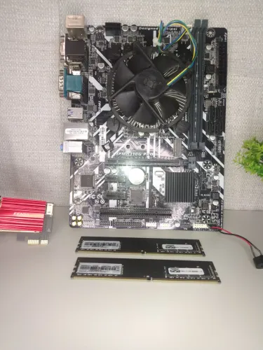Kit Intel i3 8100 + Placa mãe H310G PRO + 8GB DDR4 + Air Cooler