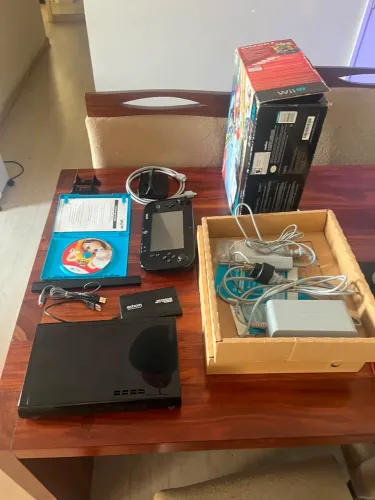 Nintendo Wii U Deluxe 32GB Mario Kart Edition Completo + Jogos Mídia Física + Caixa