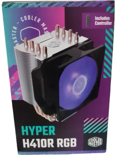 Cooler Cooler Master Hyper H410R, RGB, 90mm, Preto - RR-H410-20PC-R1