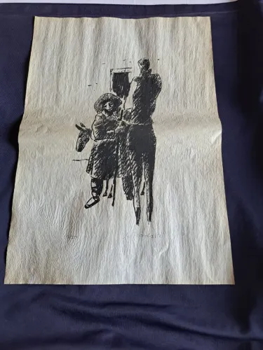 Xilogravura original de Vasco Prado