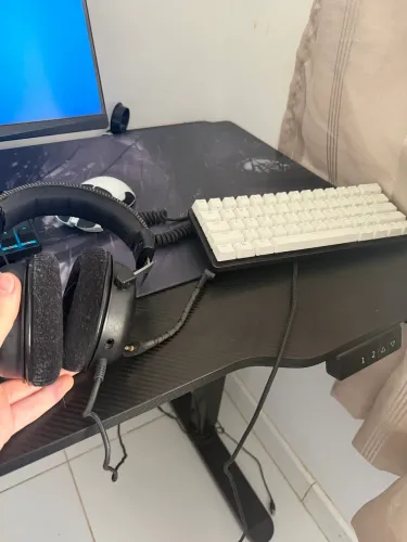 2 em 1 Teclado hunstman mini e fone Hyperx cloud 2