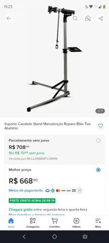 Cavalete bike