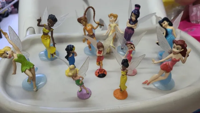 Lote de bonecas miniaturas tinkerbell