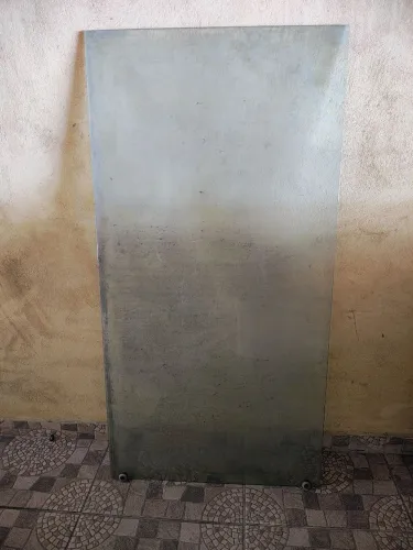 Vidro 0,75 x 1,48 - 12 mm usado 