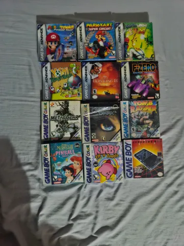 Lote cartuchos originais Cib para game boy
