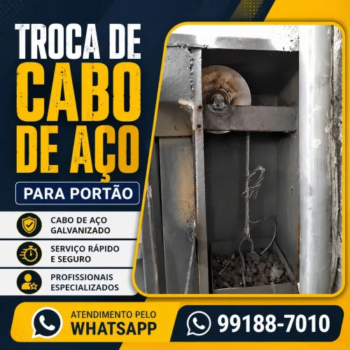Cabo de Aço para Portão:Máxima performance para o seu acesso.