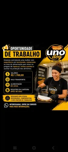 Oportunidade de trabalho