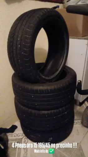 Pneus aro 15 195/40