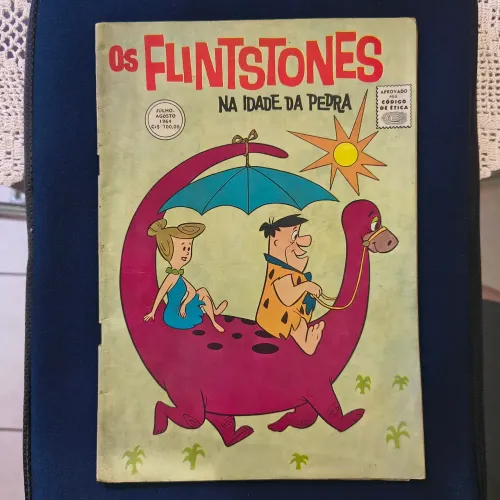 Os Flintstones Na Idade da Pedra de Hanna Barbera - Julho/Agosto de 1964 - Edit. Cruzeiro