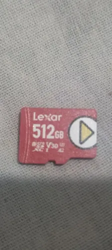 Cartão de Memória Lexar PLAY 512GB microSDXC UHS-I V30 A2 Original