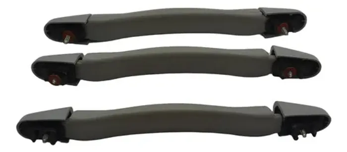 Kit 3 Puxador Alça Teto Pqp Tucson 2016 Original Cinza