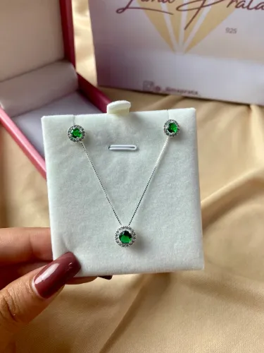 Conjunto prata 925 