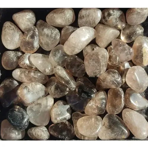 Pedra Rolada Quartzo Fumê