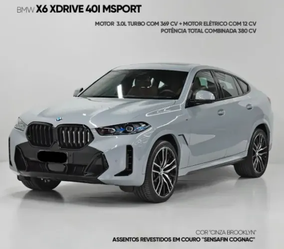 BMW X6 Xdrive 40I M Sport 3.0 Bi-TB (hib.) 2026
