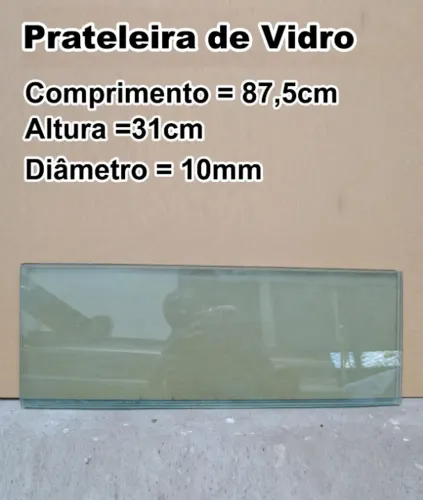 PRATELEIRA DE VIDRO