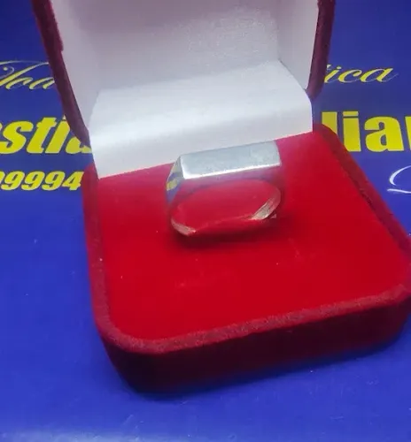Anel Dedeira Unisex Prata 950 Peso 3.00 Gramas 15 x 5 mm                                  