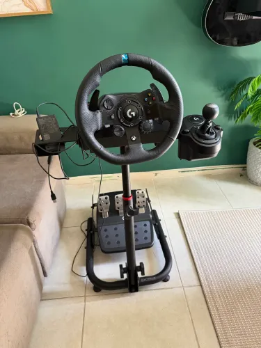 Volante Logitech G923 + Câmbio + Suporte + Pedais