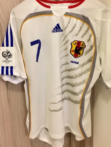 Camisa Japão Away (7#Nakata) Formotion Eliminatórias FIFA WORLD CUP 2006! Usada Em Jogo!