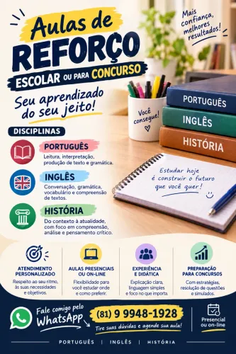 Aulas de Reforço