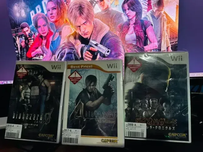 3 Jogos Resident Evil Originais Para Nintendo wii Japonês - Faço OLX PAY