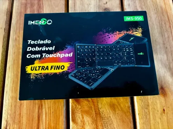 Teclado Dobravel Com Touchpad Ultrafino Bateria - Marca: Imenso