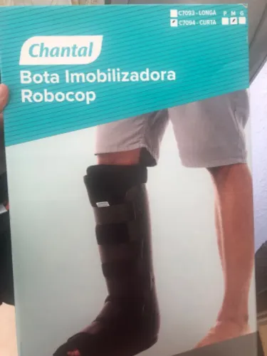 Bota imobilizadora robocop
