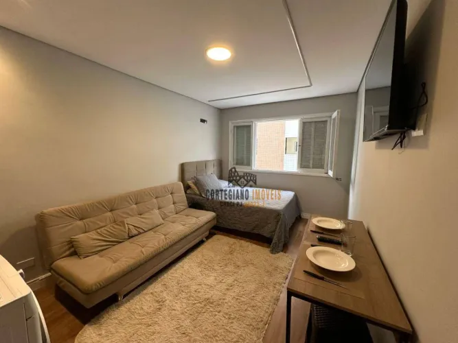Kitnet/Praia/Mobiliado com 1 Dormitório à Venda, 30 m² por R$ 360.000 - Gonzaga - Santos/S