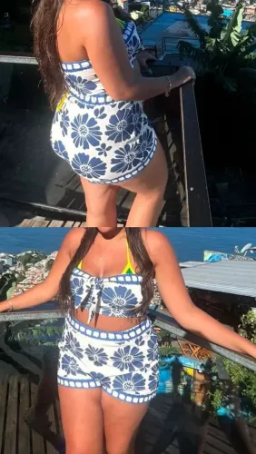 Conjunto short e top inspiração farm