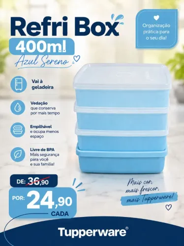 Refri Box 400ml Tupperware