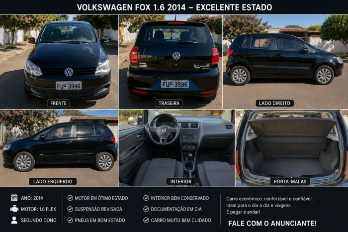 Volkswagen Fox 1.6 MI Total Flex 8V 5P 2014