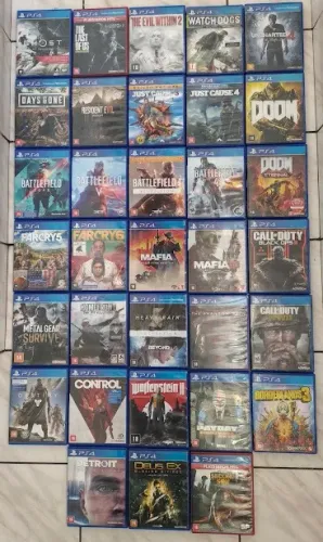 JOGOS DE PS4 TODOS ORIGINAIS