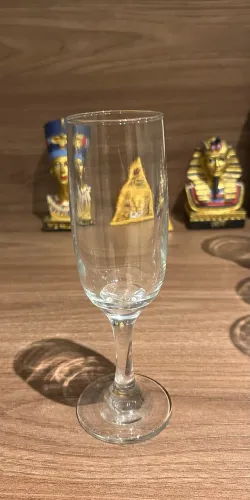 Conjunto 3 taças de vidro para espumante/champagne