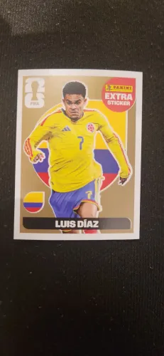 Figurinha Legend OURO Luis Díaz da Colômbia