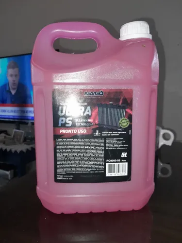 Fluido para radiador 5 litros, lacrado, veículos e automóveis