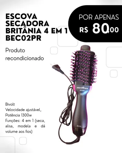 Escova secadora