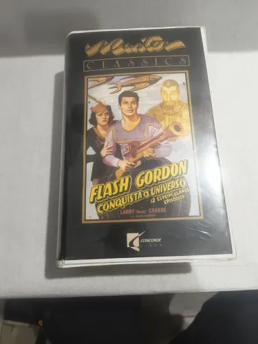 Box Duplo VHS Raro - Flash Gordon: Conquista O Universo (1940)