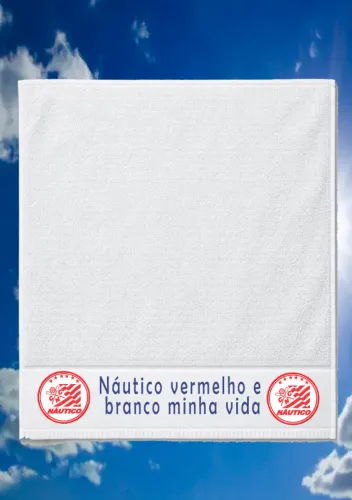Toalhas bordadas com logo do seu time amado.