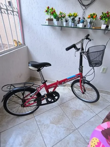 BICICLETA DOBRÁVEL - COM GARUPA E CESTA (ACEITO OFERTA)