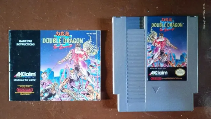 Double Dragon 2 + Manual - Nes (nintendinho)