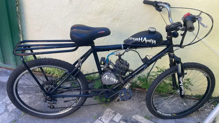 Bicicleta motorizada 80cc para rodar aplicativo Ifood 99 funcionando perfeitamente