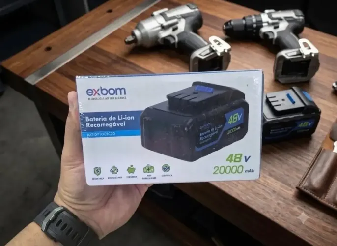 BATERIA DE LI-ION RECARREGÁVEL EXBOM 48V 20000mAh RAT-DY1OCSC20
