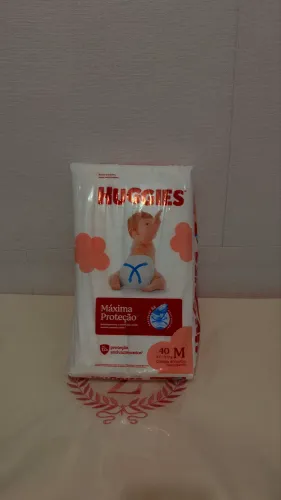HUGGIES PROTEÇÃO ACOLCHOADA M ? 40 UNIDADES
